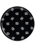 Dolce & Gabbana logo-print pizza plate - Black