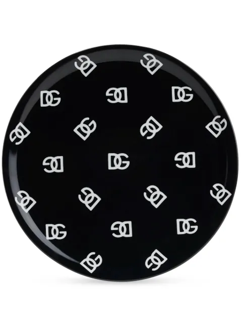 Dolce & Gabbana logo-print pizza plate