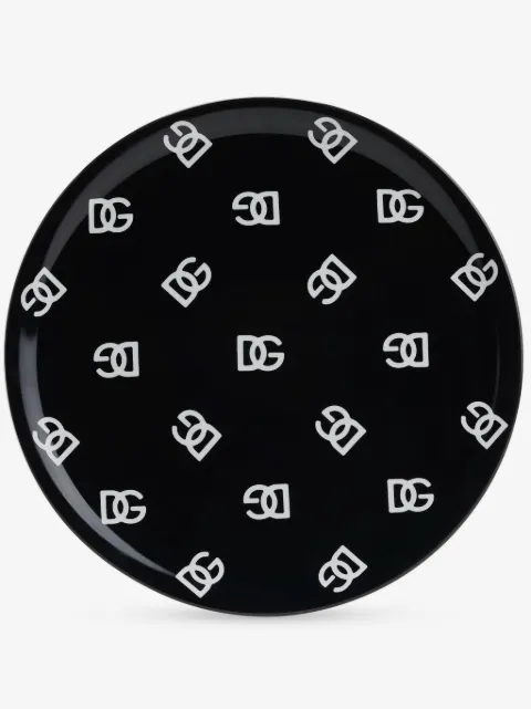 Dolce & Gabbana logo-print pizza plate