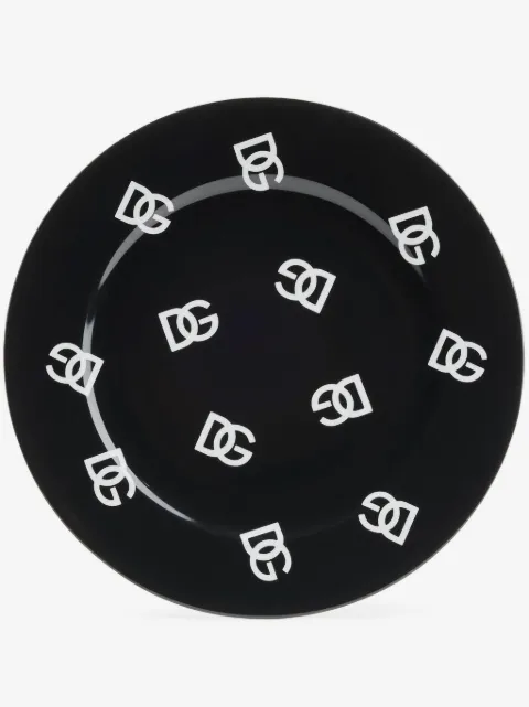 Dolce & Gabbana logo-print dinner plate (set of two)