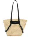 Givenchy medium Voyou raffia basket bag - Neutrals