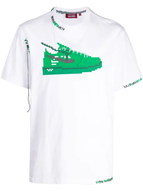 Mostly Heard Rarely Seen 8-Bit sneaker-print cotton T-shirt