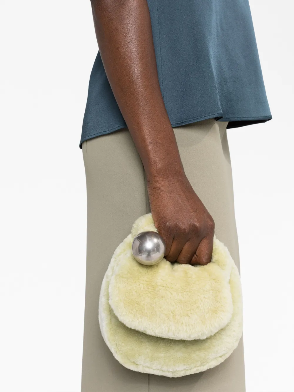 Jil Sander Metallic Sphere Beaded Bag - Farfetch