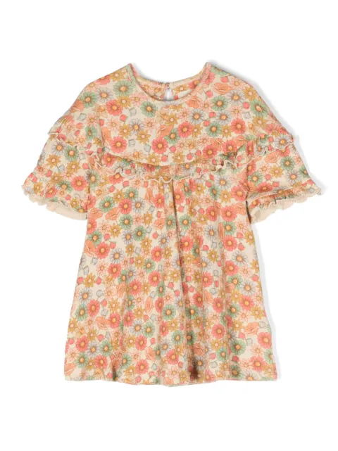 Konges Sløjd Chleo floral-print frilled dress