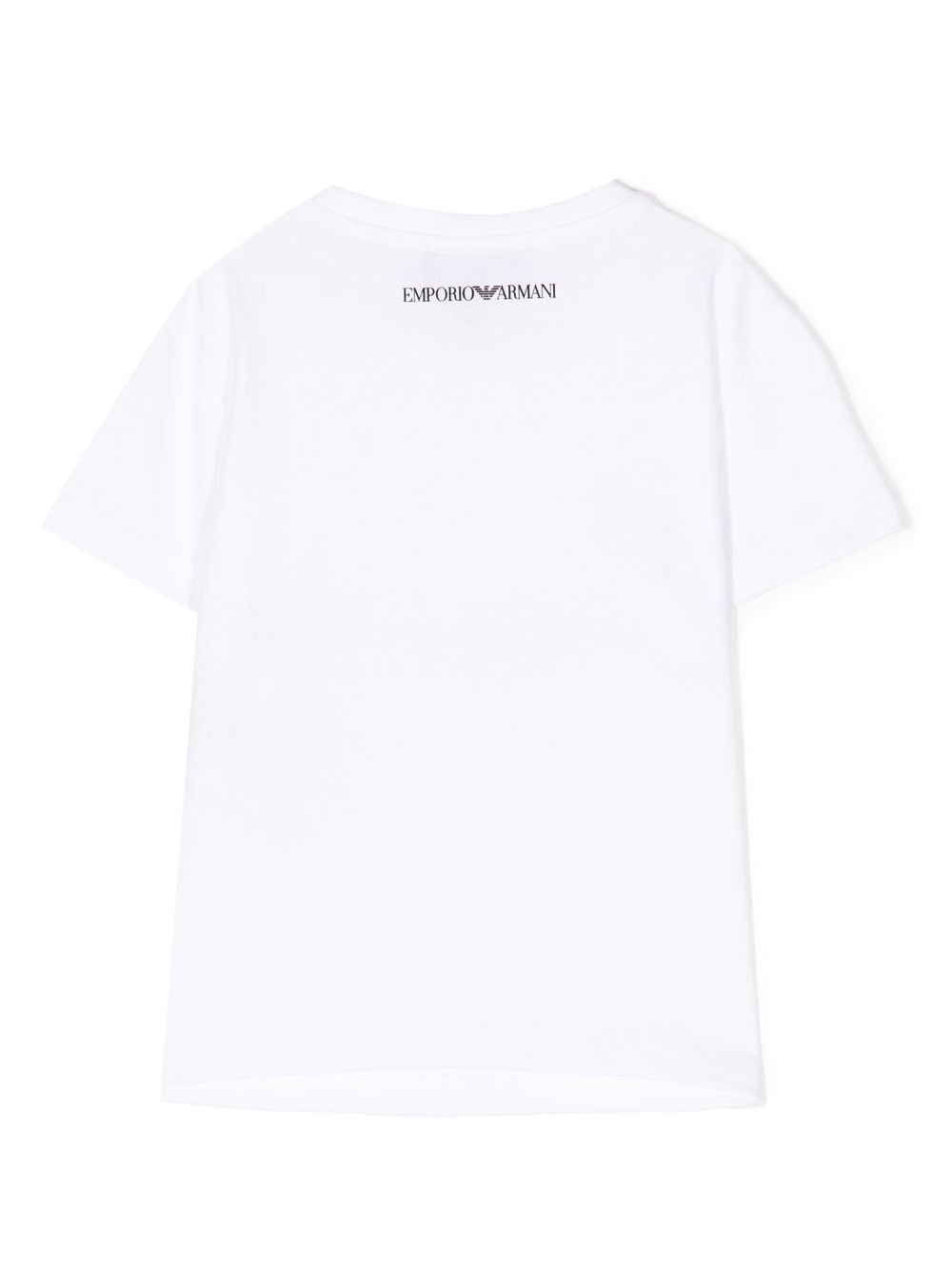 Emporio Armani Kids T-shirt met logoprint - Wit