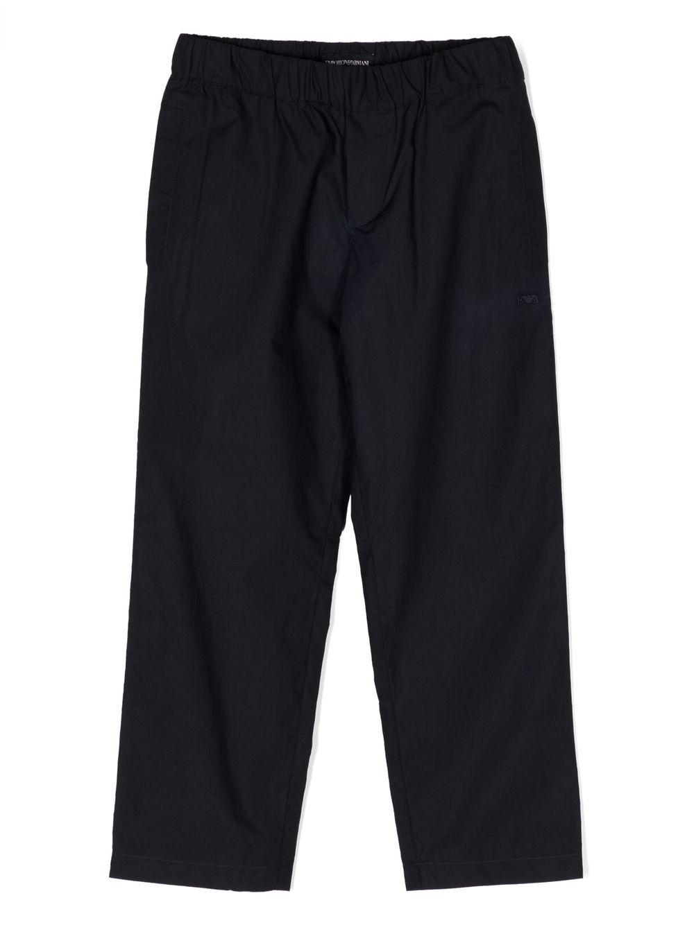 Emporio Armani Kids elasticated-waist trousers - Blue