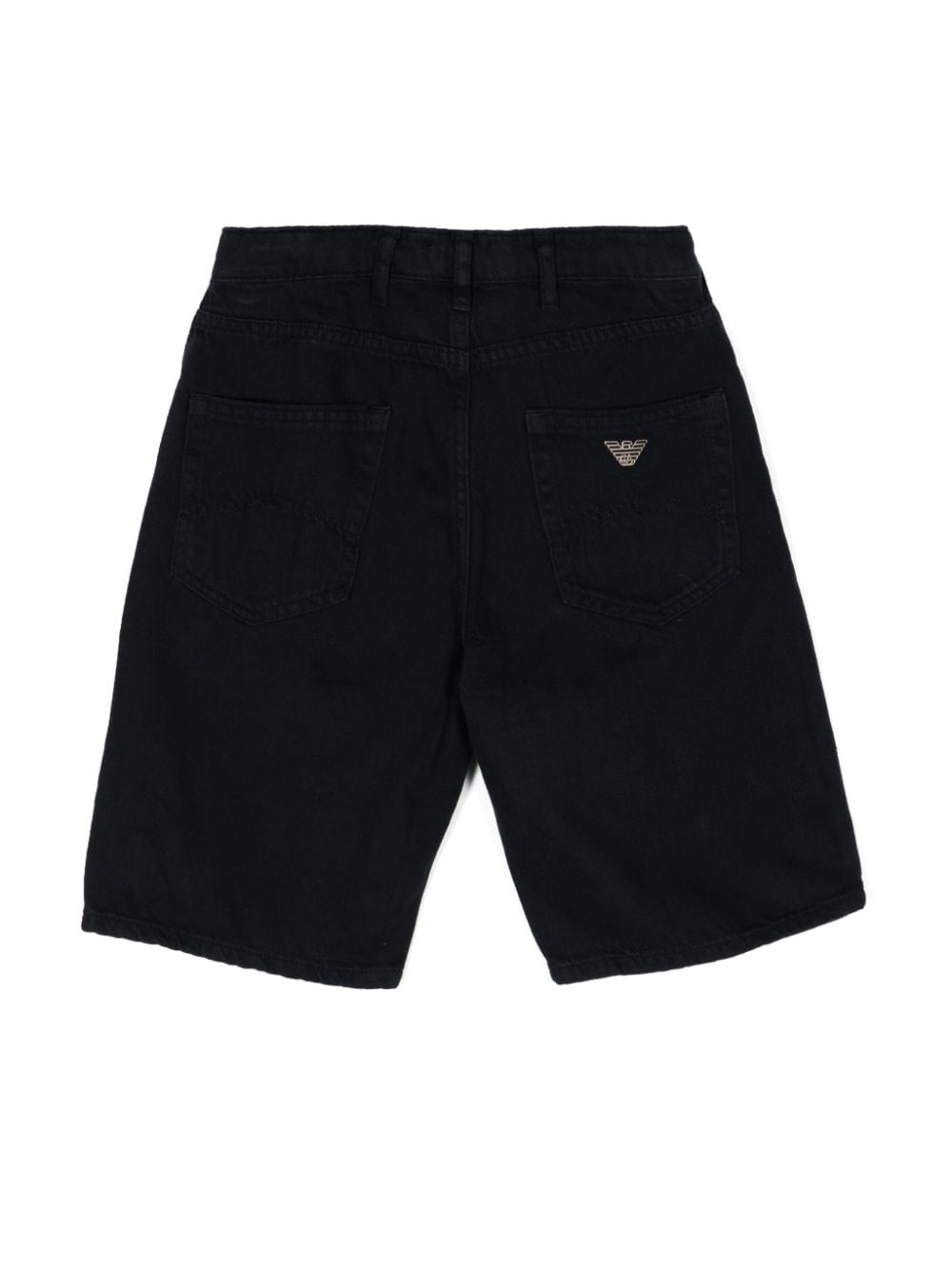 Emporio Armani Kids Katoenen shorts - Blauw