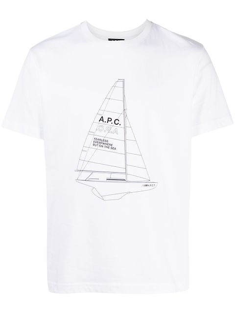 A.P.C. Jeannot logo-print short-sleeve T-shirt