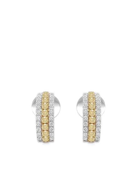 HYT Jewelry 18kt Weißgoldcreolen