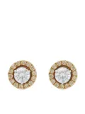 HYT Jewelry 18kt yellow and white gold diamond stud earrings