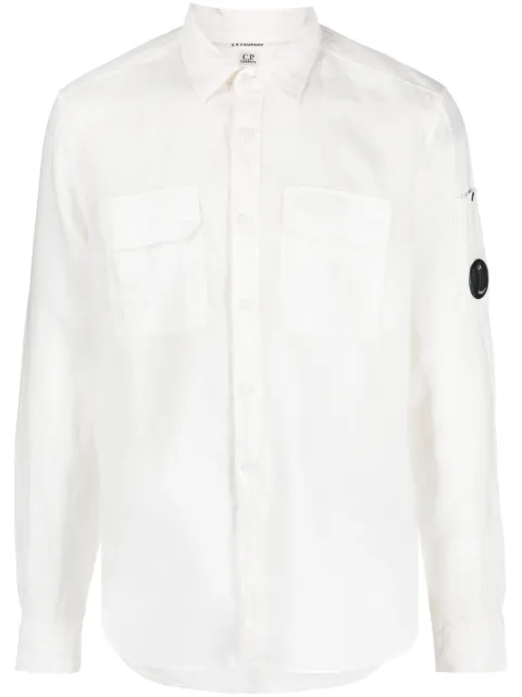 C.P. Company camisa con parche del logo