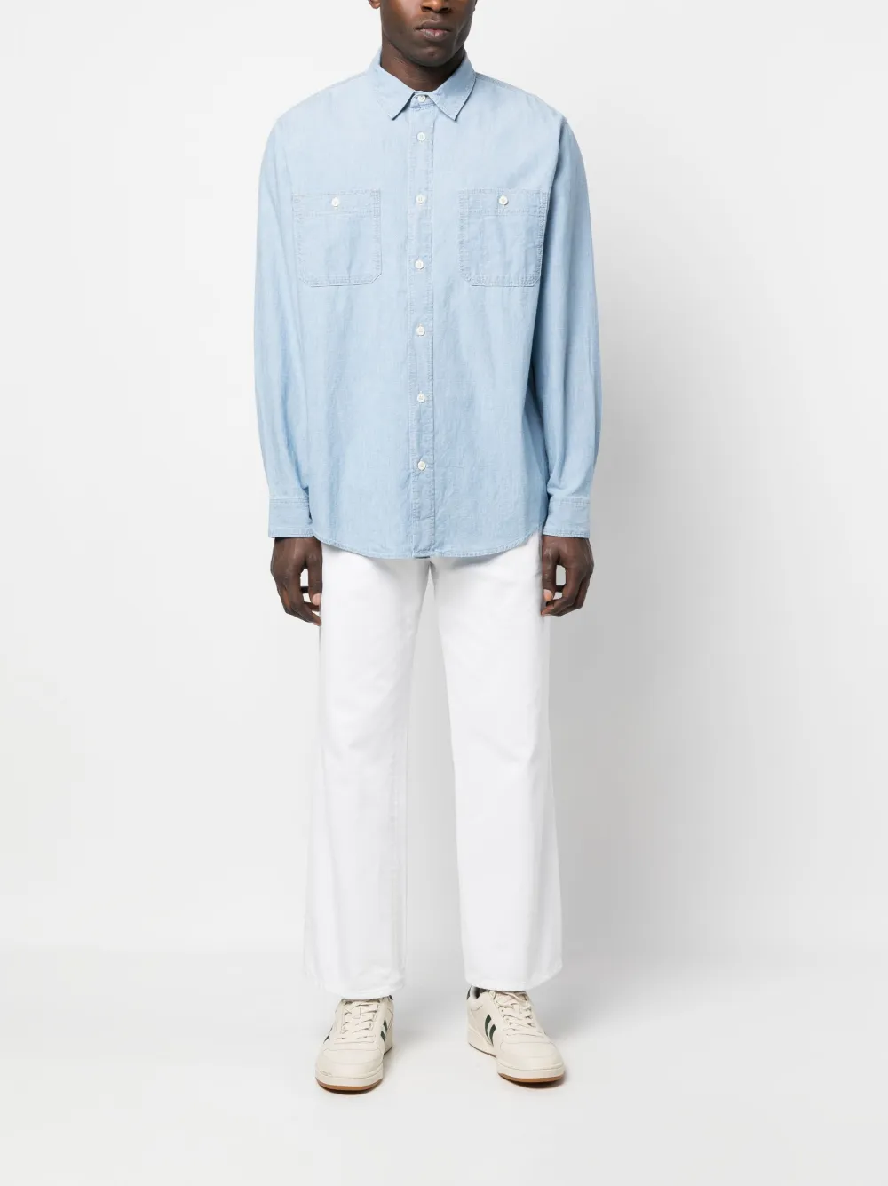 Filson Button-up Chambray Shirt In Blau