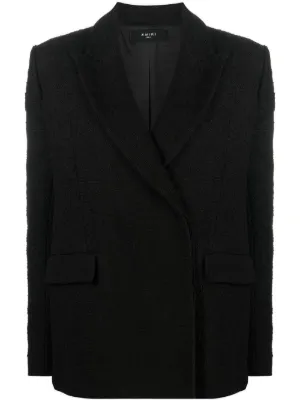【Amiri】ダブルブレストブレザー AMIRI ダブルジャケット | ブラック | FARFETCH JP