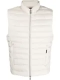 Moorer padded zip-up gilet - Neutrals