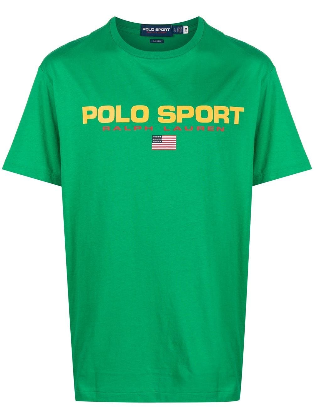 Polo Ralph Lauren Logo-print Cotton T-shirt In Grün