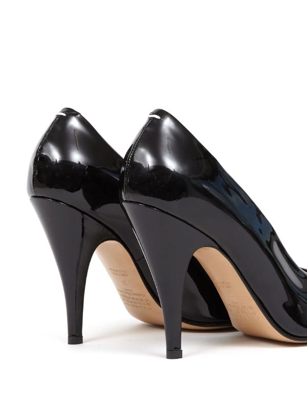 Maison Margiela Tabi 110mm Patent Leather Pumps - Farfetch