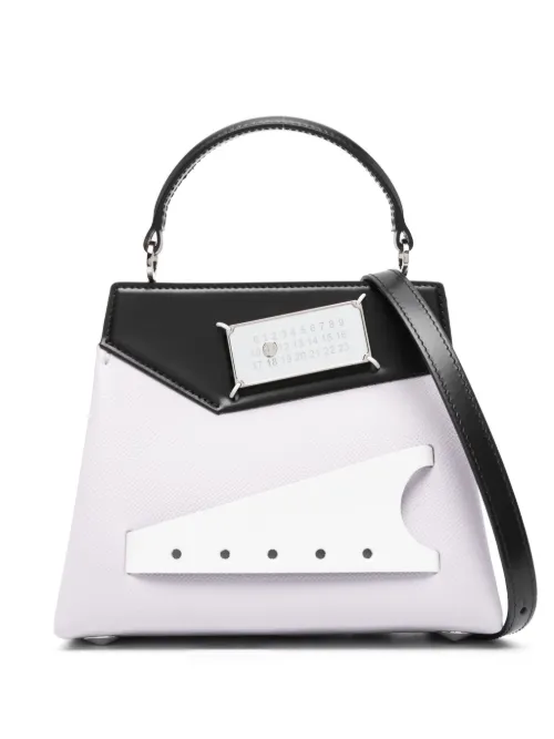 Sac cabas en cuir à patch logo - Maison Margiela - Modalova