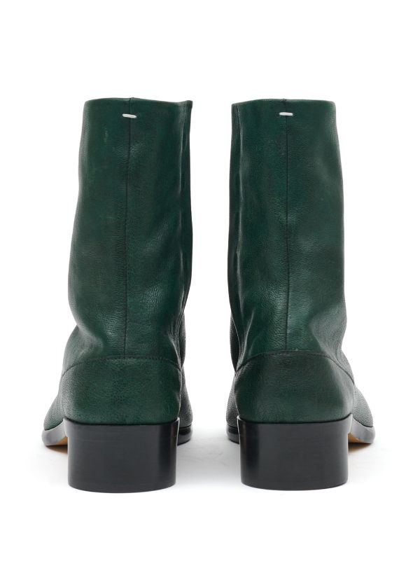 Maison Margiela Tabi 30mm Leather Ankle Boots - Farfetch