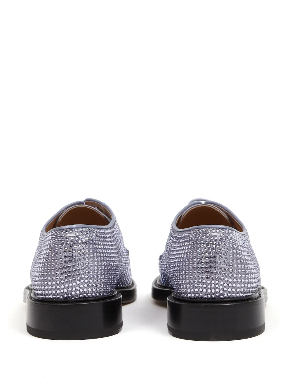 Maison Margiela Tabi rhinestone-embellished brogues Purple