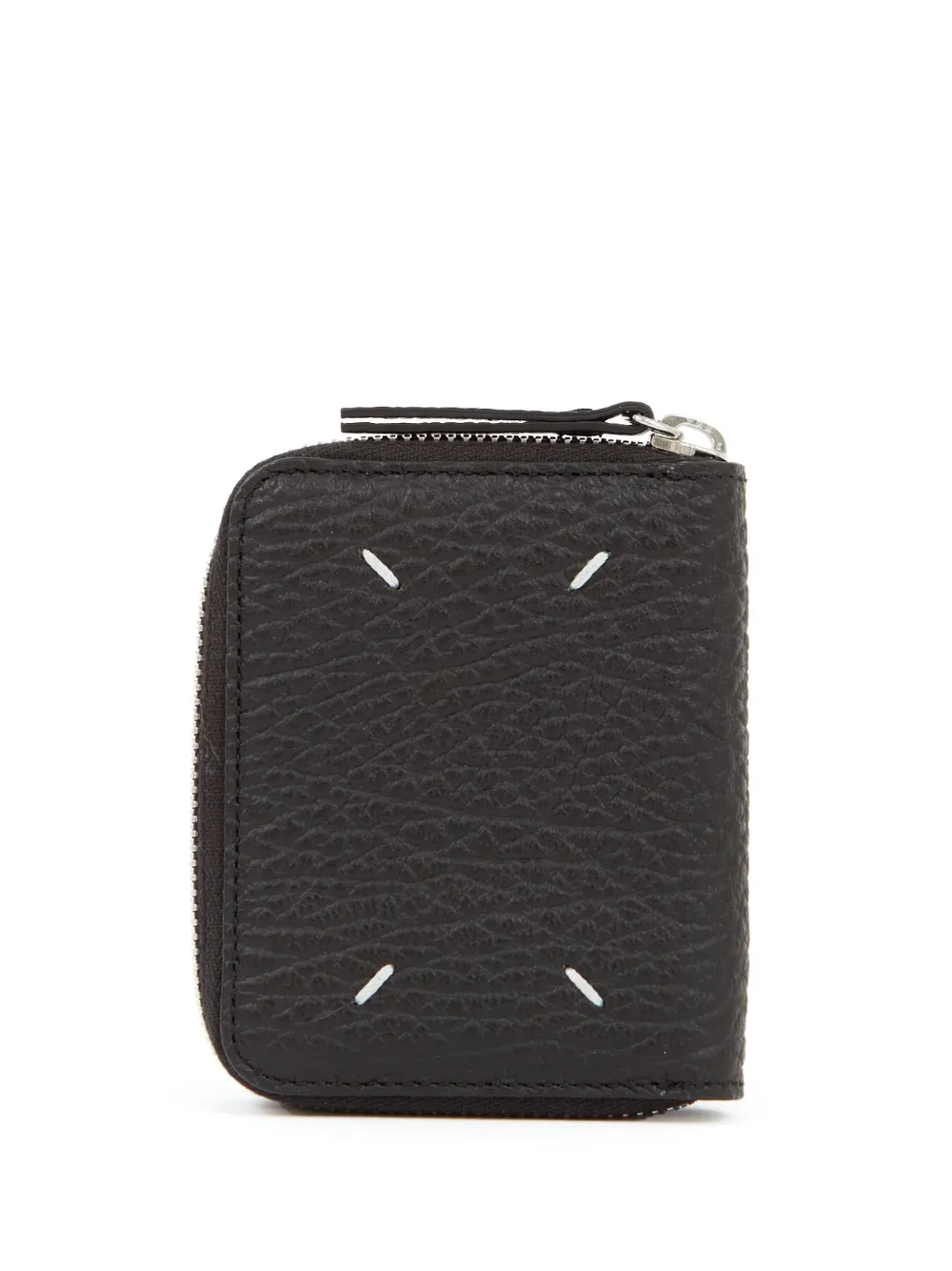 Maison Margiela four-stitch leather wallet - Zwart