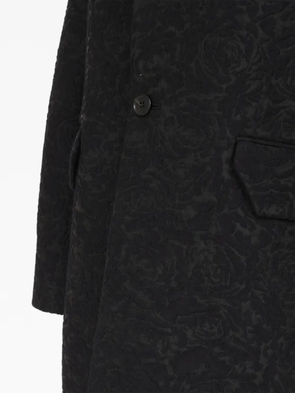 Maison Margiela フローラル コート | ブラック | FARFETCH JP Maison Margiela フローラル コート | ブラック | FARFETCH JP