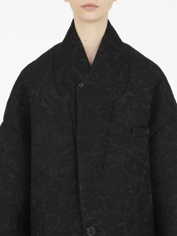 Maison Margiela フローラル コート | ブラック | FARFETCH JP