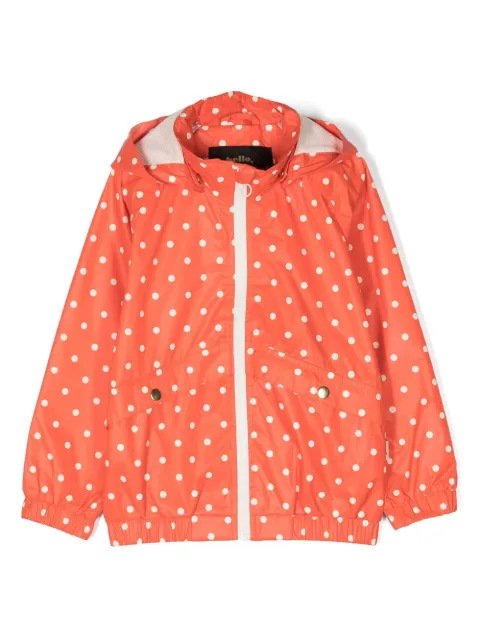 Mini Rodini chamarra con lunares estampados