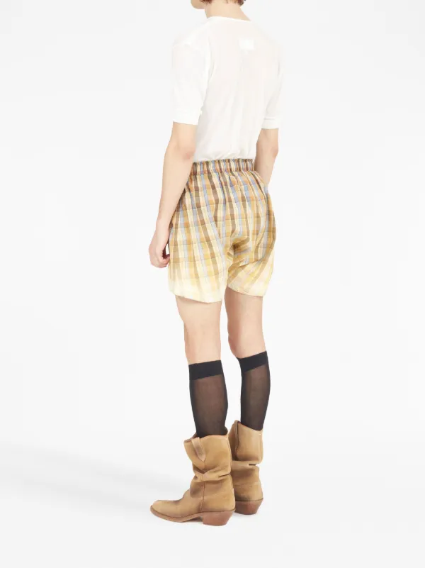 Maison Margiela チェック ショートパンツ - Farfetch