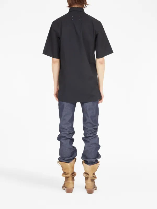 Maison Margiela ショートスリーブ シャツ | ブラック | FARFETCH JP