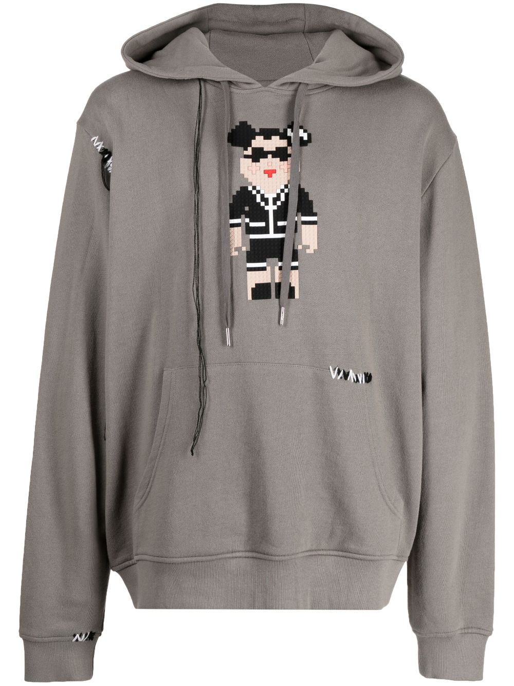 Image 1 of Mostly Heard Rarely Seen 8-Bit graphic-print cotton hoodie