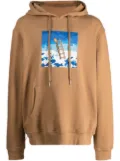 Mostly Heard Rarely Seen 8-Bit graphic-print cotton hoodie - Brown