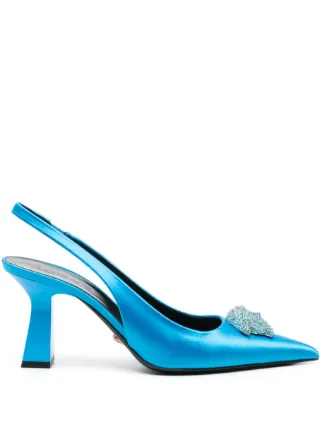 Versace Crystal La Medusa 70mm Pumps - Farfetch