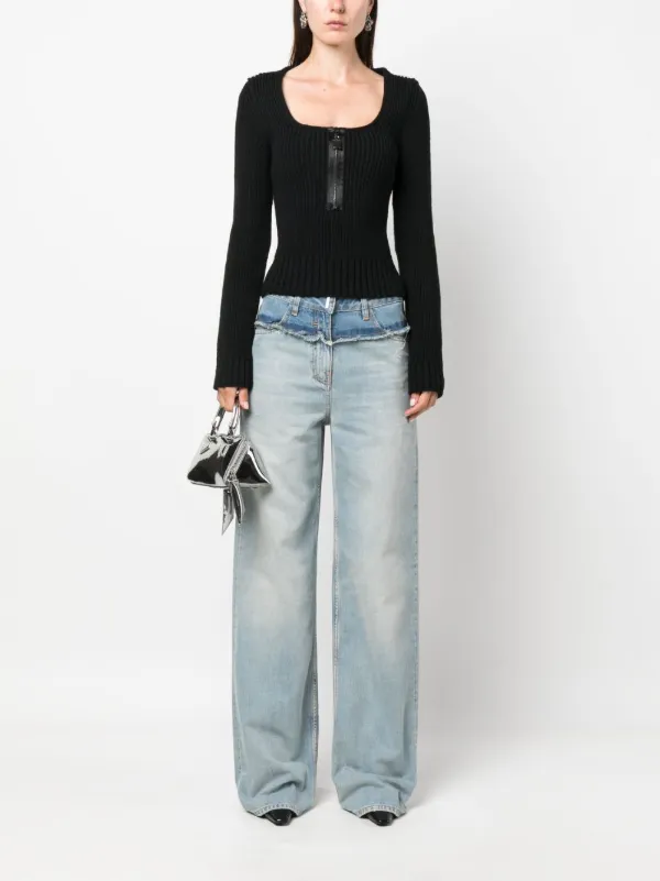 Givenchy ローライズ ストレートジーンズ | ブルー | FARFETCH JP