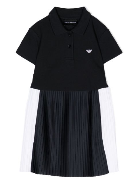 Emporio Armani Kids short-sleeve polo-shirt dress