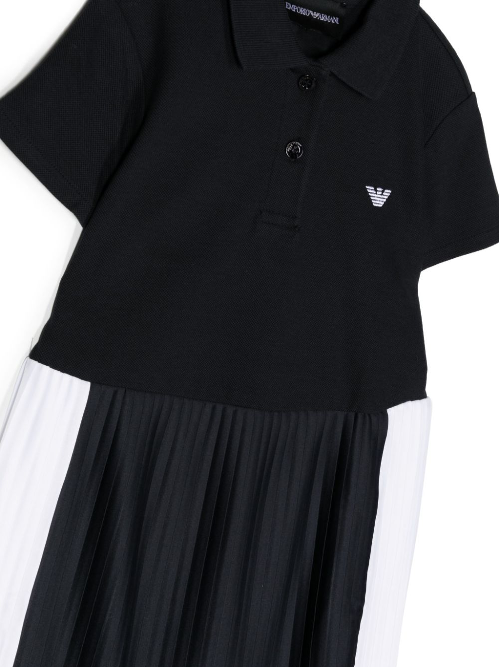 Shop Emporio Armani Short-sleeve Polo-shirt Dress In Blue