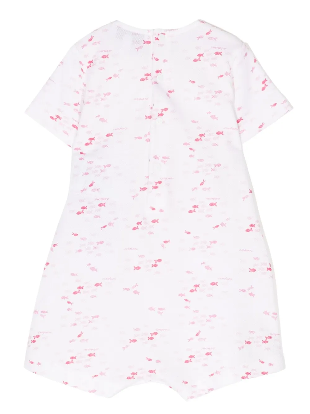 Emporio Armani Kids Romper met print - Wit
