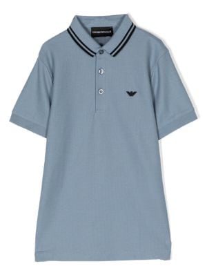 het laatste rekken Matroos Emporio Armani Kids Teen Polo Shirts - Shop Designer Kidswear on FARFETCH