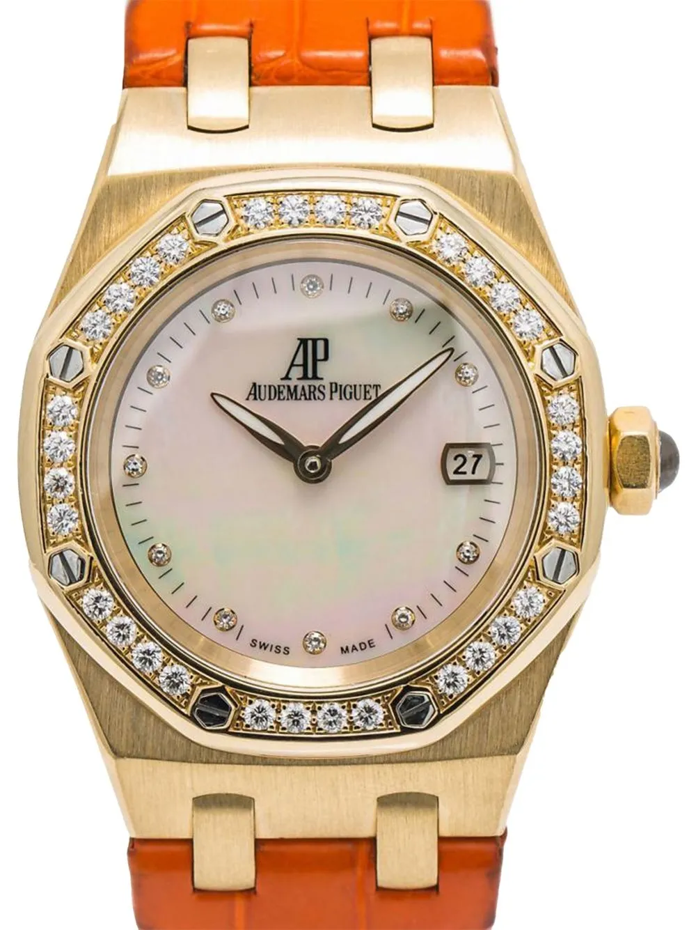 Audemars Piguet Pre-owned Lady Royal Oak horloge - Mother of pearl