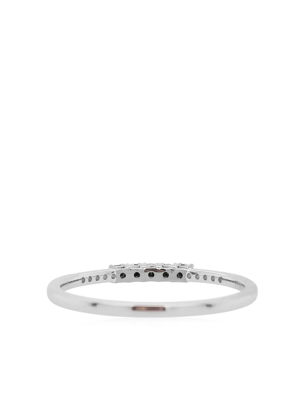 Hyt Jewelry 18kt Weissgoldring Mit Diamanten In Silver