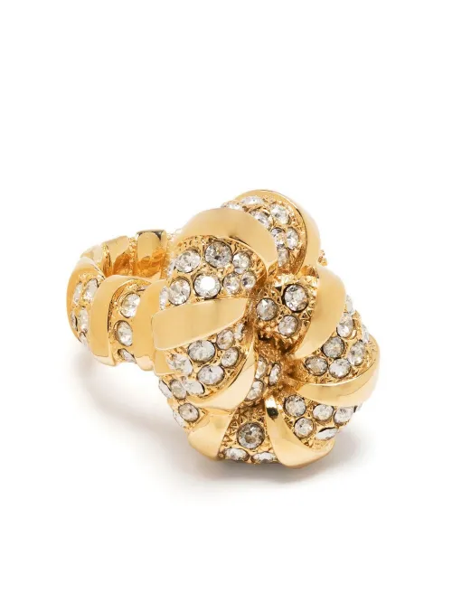 Bague Mélodie à ornements en cristal - Lanvin - Modalova