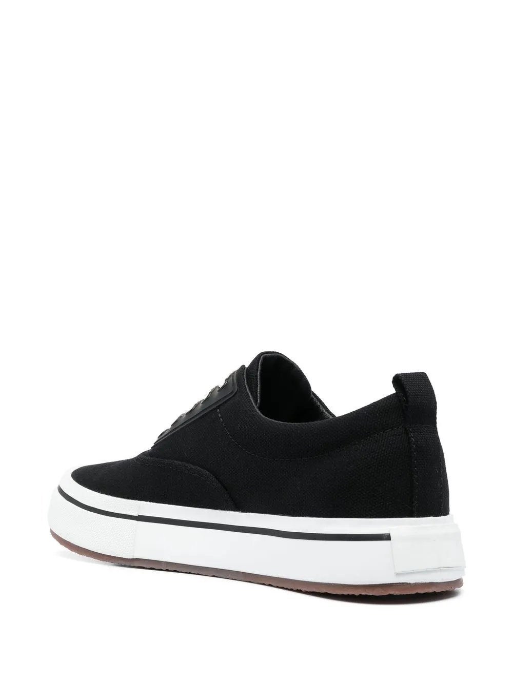 Ambush Lace-up Flatform Sneakers In Black