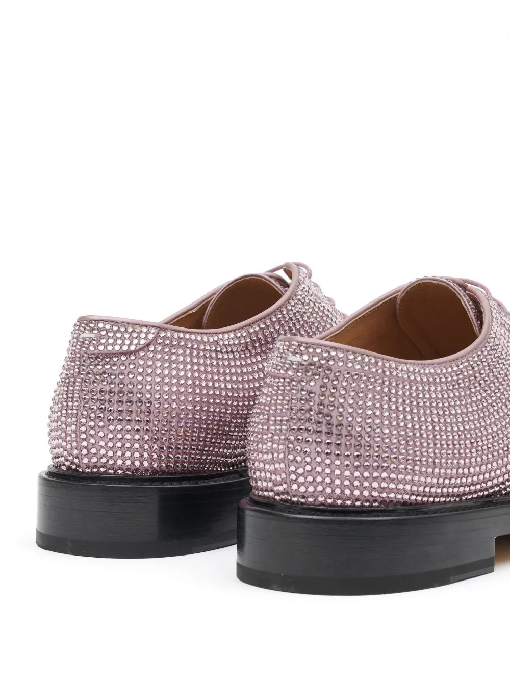 Maison Margiela Tabi brogues verfraaid met stras Roze