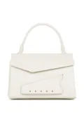 Maison Margiela Snatched leather tote bag - White