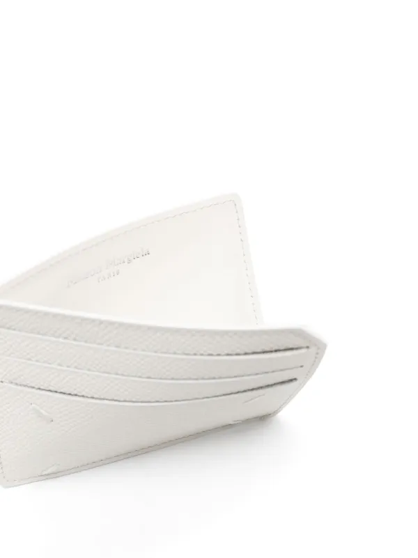 ★Maison Margiela Four Stitch Card Holder White★ Maison Margiela four-stitch Leather Card Holder | White