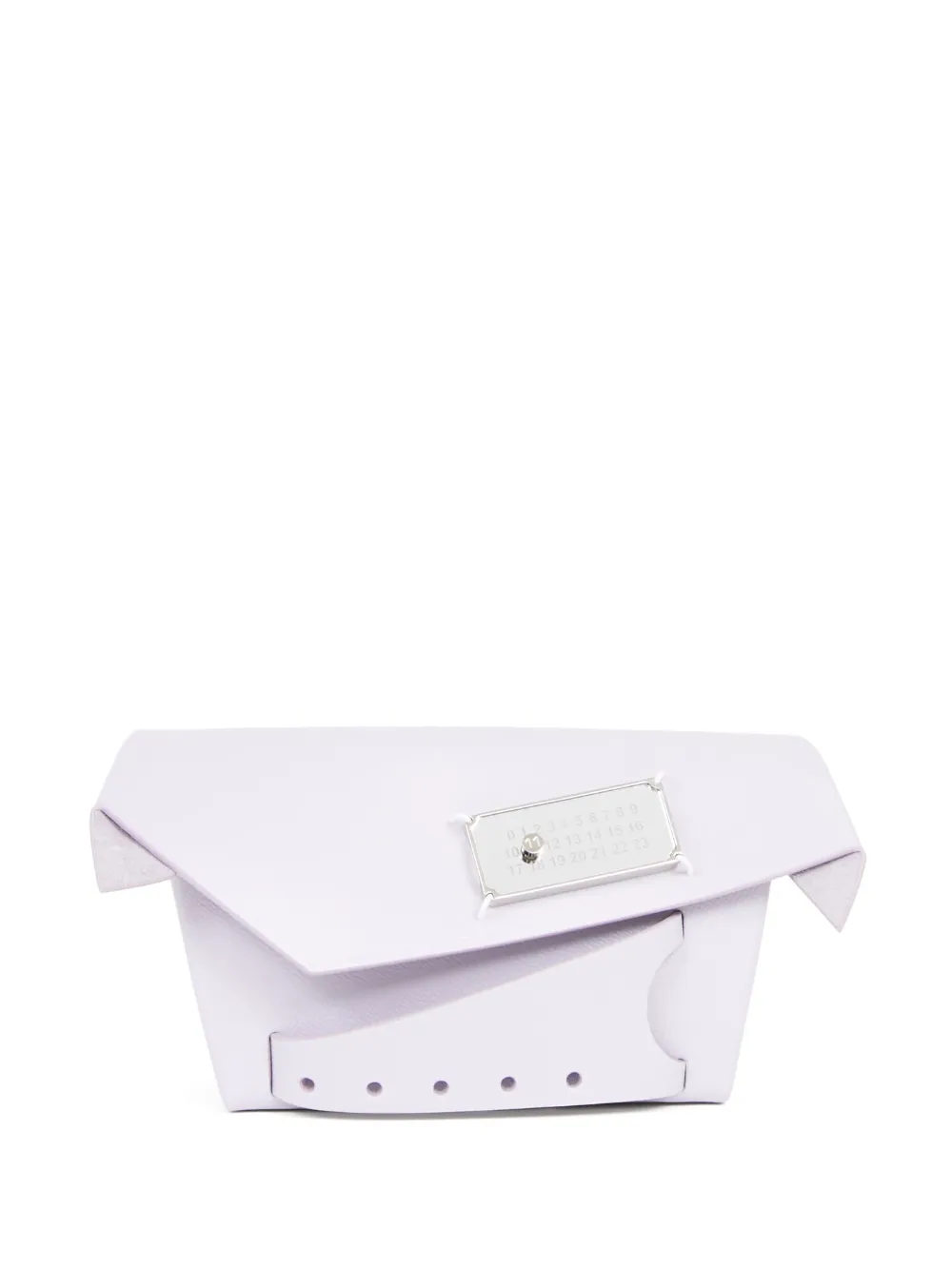 Maison Margiela Snatched Classique クラッチバッグ M - パープル Maison Margiela Snatched Classique クラッチバッグ M - パープル