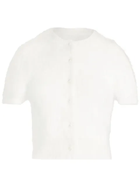 Maison Margiela short-sleeve cropped cardigan