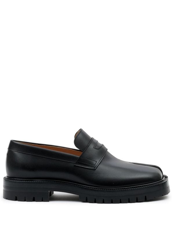 Maison Margiela Tabi Leather Loafers - Farfetch