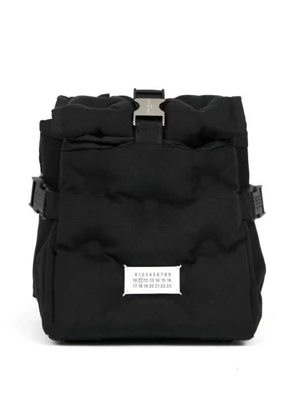 Maison Margiela Small Glam Slam Backpack | Black | FARFETCH