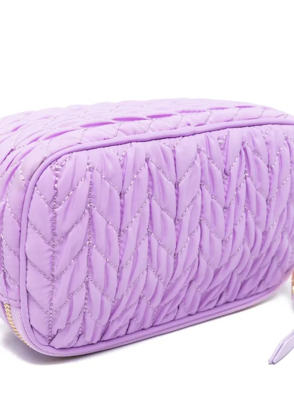 VERSACE JEANSCOUTURE ロゴ ショルダーバッグ ライトパープル VERSACE JEANSCOUTURE ロゴ ショルダーバッグ ライトパープル