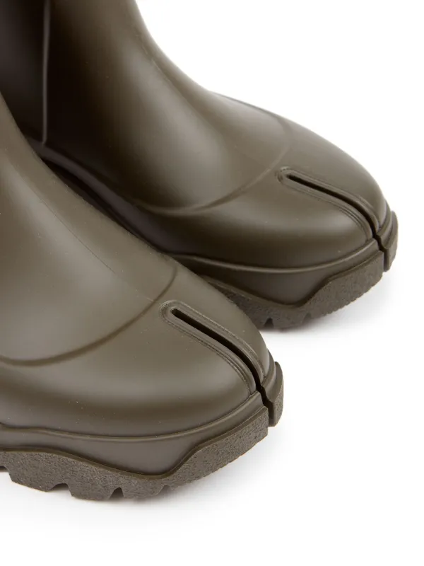 Maison Margiela Tabi レインブーツ | ブラウン | FARFETCH JP